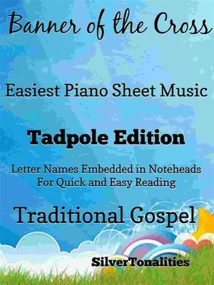 cover image of Banner of the Cross Easiest Piano Sheet Music Tadpole Edition